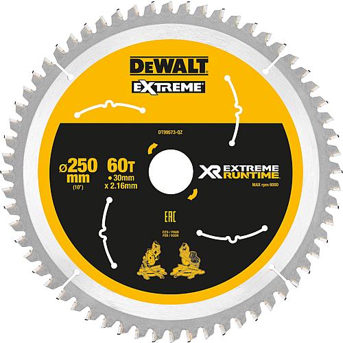 Circular saw blade Dewalt, DT99573 XR Extreme Runtime 60Z 250/30mm