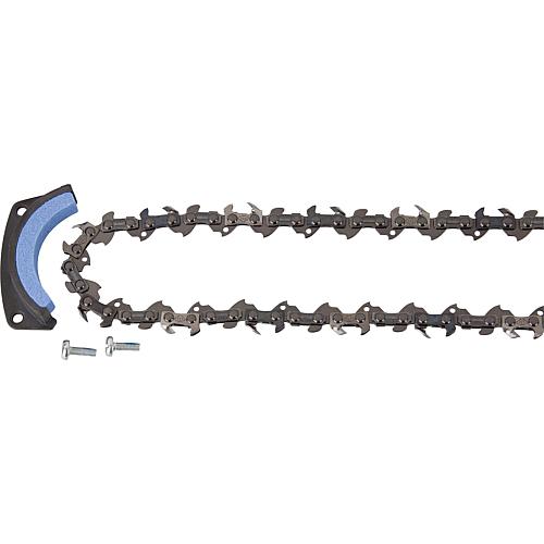 PowerSharp replacement chain 45cm 62 drive links 3/8", Hobby incl. grindstone