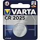 Varta lithium button cell CR2025, 3.0 volts 1 blister