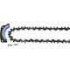 PowerSharp replacement chain 45cm 62 drive links 3/8", Hobby incl. grindstone