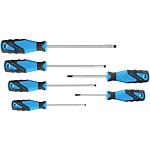 Screwdriver set GEDORE 6-piece, slotted and Cross slot 2150 - 2160 PH-06