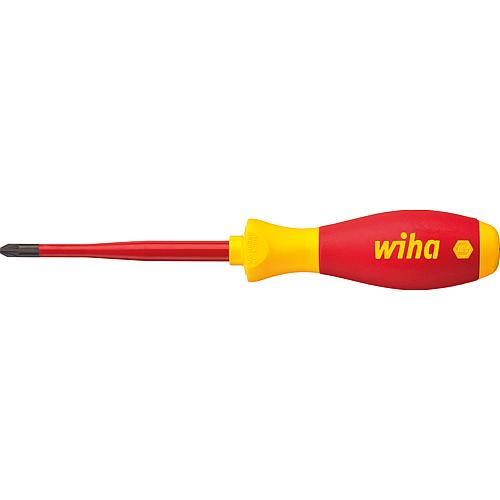 Screwdriver WIHA SoftFinish electric, PH1 and additional suitable for positive / negative clamping screws