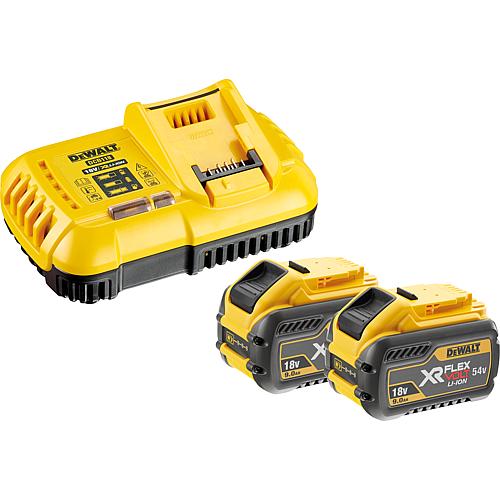 DeWalt batteries and charger DCB118X2, 2 batteries 54V, with 9.0 Ah and charger