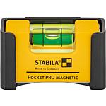 Spirit level Pocket Pro Magnetic, with magnet system and belt clip