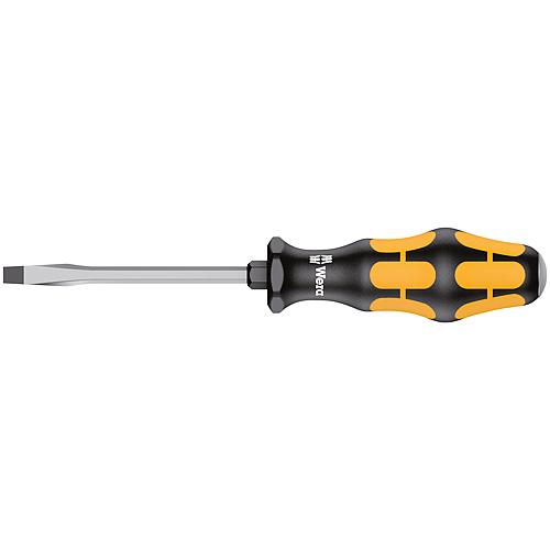 Slotted screwdriver Wera 1.0 x 5.5 x 100mm with impact cap