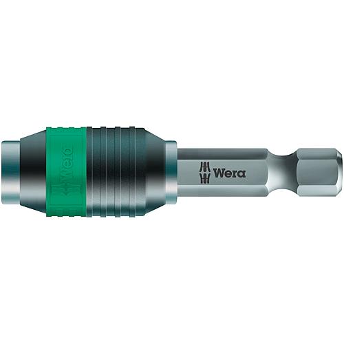 Bit holder Rapidaptor 889/4 1 K WERA, 1/4” hex, with powerful permanent magnet Standard 1