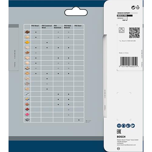 Lame de scie circulaire BOSCH Ø 165 x 20 avec 12 dents, pour coupe longitudinale/transversale