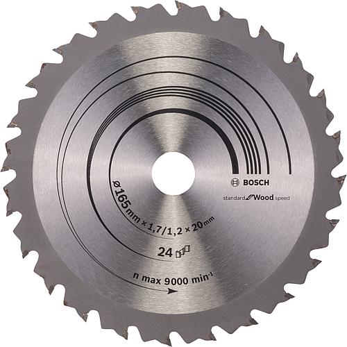 Circular saw blade for softwood and hardwood, chipboard, plywood plastic-coated panels, fibreboard Standard 2