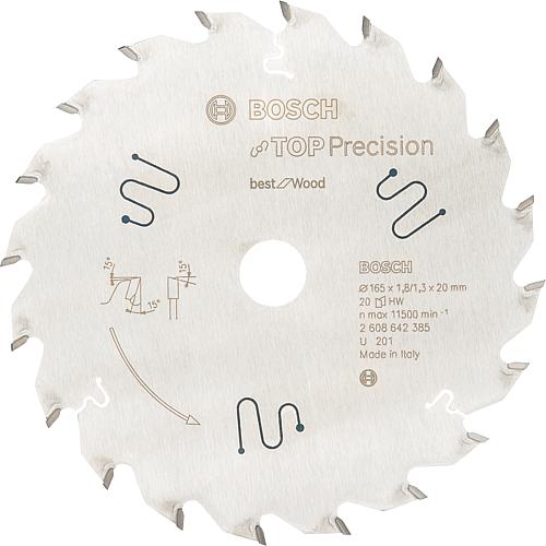 Kreissägeblatt für Weich- und Hartholz, Spanplatten, Sperrholz, kunststoffbeschichtete Platten, Faserplatten Standard 1