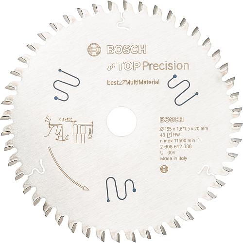 Lame de scie circulaire pour l’aluminium, les panneaux composites en aluminium, les métaux non ferreux, les plastiques, les stratifiés HPL sous haute pression Standard 2