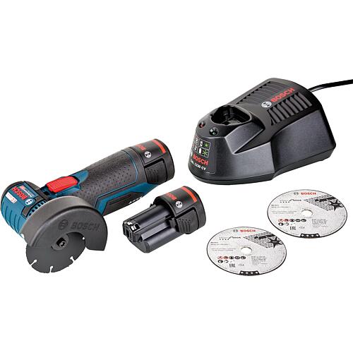 Cordless angle grinder GWS 12V-76, 12 V with 2 x 3.0 Ah Batteries and chargers Anwendung 2