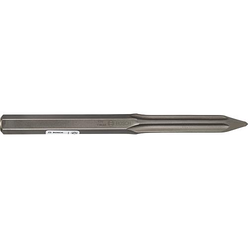 Sharp, flat, spade chisel BOSCH for demolition hammer with 28 mm hex attachment Standard 1