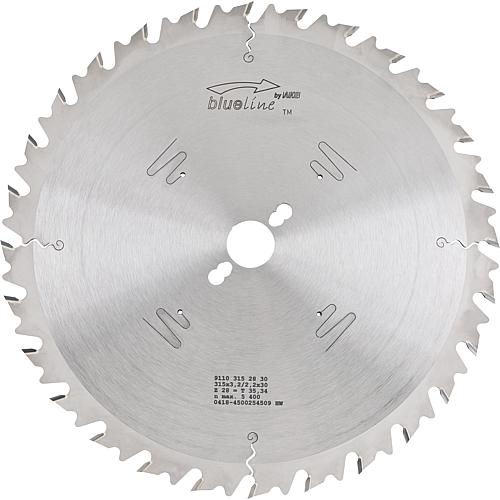 Circular saw blade for soft/hard solid wood, wood with nails and wood materials