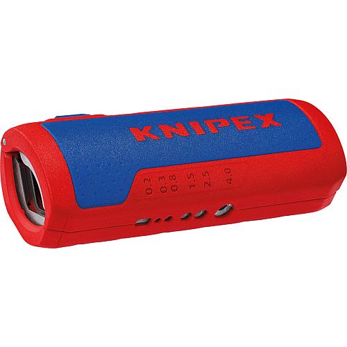 Wellrohrabschneider KNIPEX TwistCut für Wellrohre Ø 12x32 mm mit Abisolierfunktion