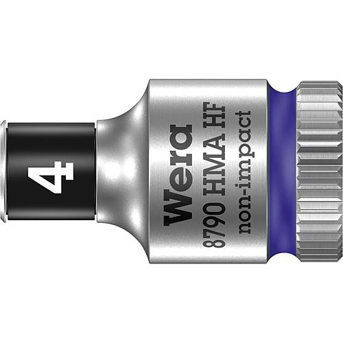 Ratchet inserts Wera® Zyklop, 6.3 mm (1/4“) for external hex socket screws and nuts Standard 1