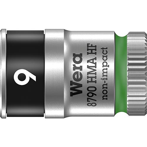 Knarreneinsatz WERA 8790 HMA HF Schlüsselweite 9,0mm Antrieb 6,3mm (1/4")