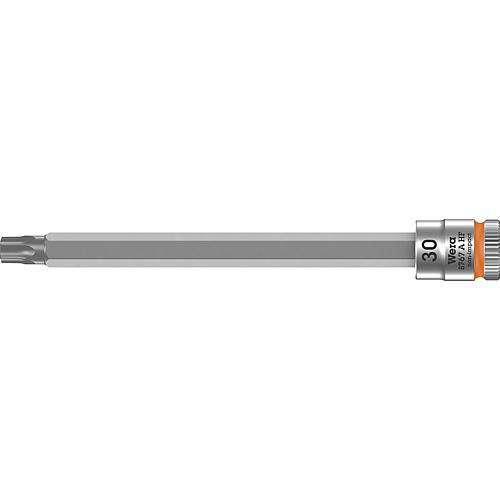 Knarreneinsatz WERA 8767 A HF Torx T30 Länge 100,0mm Antrieb 6,3mm (1/4")