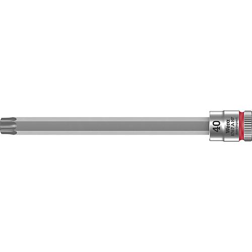 Knarreneinsatz WERA 8767 A HF Torx T40 Länge 100,0mm Antrieb 6,3mm (1/4")