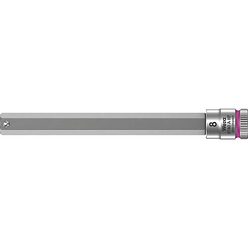 Cle a cliquet WERA 8740 A HF six pans femelle 8mm, L=100,0mm traction 6,3mm (1/4")