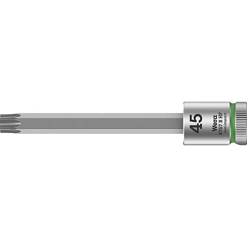 Knarreneinsatz WERA 8767 B HF Torx T45 Länge 107,0mm Antrieb 9,52mm (3/8")