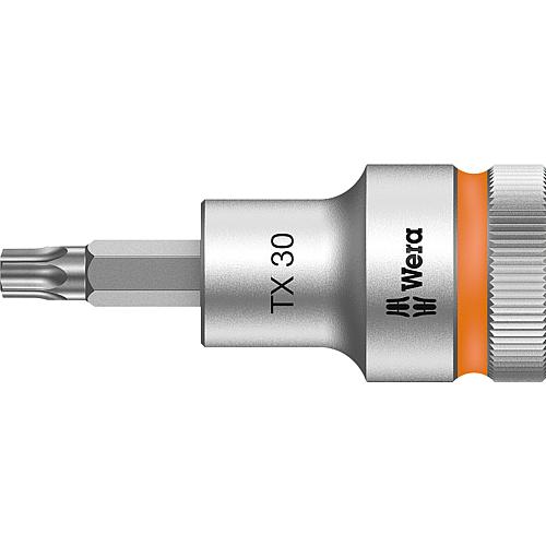 Knarreneinsatz WERA 8767 C HF Torx T30 Länge 60,0mm Antrieb 12,7mm (1/2")