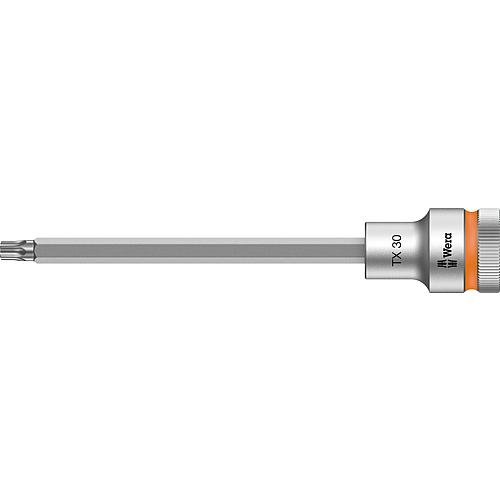 Knarreneinsatz WERA 8767 C HF Torx T30 Länge 140,0mm Antrieb 12,7mm (1/2")