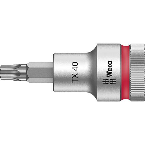 Knarreneinsatz WERA 8767 C HF Torx T40 Länge 60,0mm Antrieb 12,7mm (1/2")