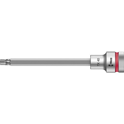 Knarreneinsatz WERA 8767 C HF Torx T40 Länge 140,0mm Antrieb 12,7mm (1/2")