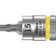 Ratchet insert WERA 8767 A HF Torx T15 Length 28.0mm Drive 6.3mm (1/4")