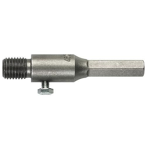 Mounting shank heller® drilling crown connection M16, hex attachment Standard 1