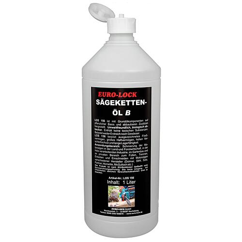 Saw chain oil EURO-LOCK LOS 156, bio-degradable 1l bottle