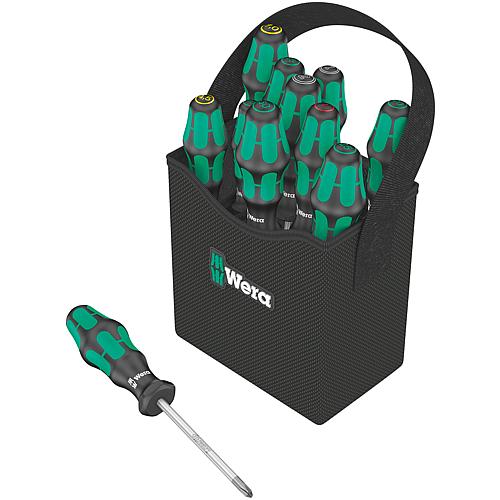 Kit de tournevis WERA 11 pièces dans carquois à outils 