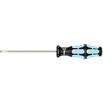 Screwdriver slotted (electrician's blade) stainless steel, round blade, laser tip