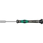 External hexagon (socket wrench) screwdriver WERA Electronic screwdriver Micro series, round blade