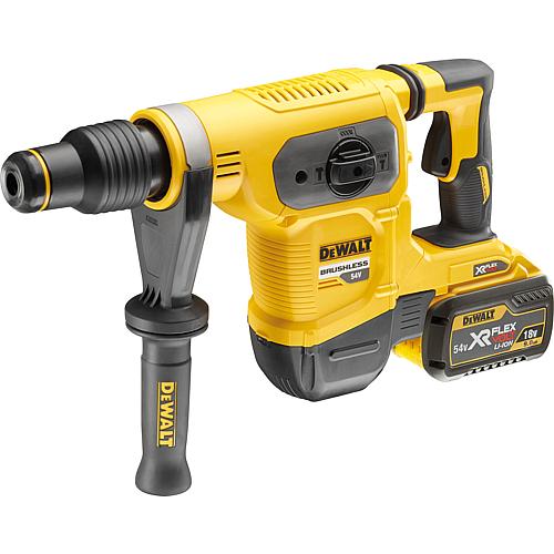 Akku-Bohr- und Meißelhammer DeWALT 54V DCH481X2 mit SDS-Max Aufnahme u. 2x 9,0 Ah Akkus und Ladegerät