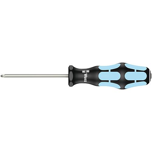 Pozidriv screwdriver WERA Series Stainless steel PZ1x80mm