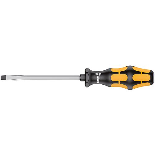 Slotted screwdriver WERA Series 900 Impact cap, integrated square drive, 1.2x7.0x138mm