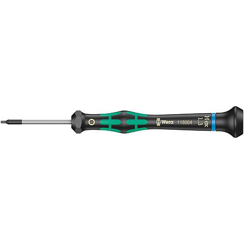 Hex screwdriver HEX-Plus WERA Electronic screwdriver Series Micro 0.7x40mm