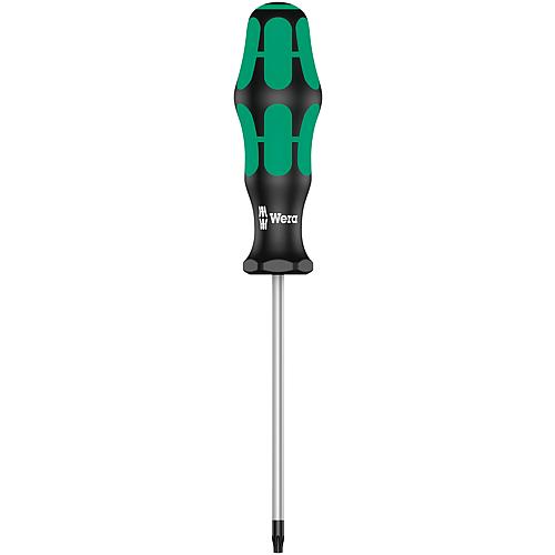 TORX screwdriver WERA Kraftform Plus - Series 300 with hole,T20x100mm