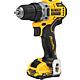 Perceuse-visseuse sans fil DeWalt 12V, DCD701D2-QW avec 2x 2,0 Ah batteries et chargeur