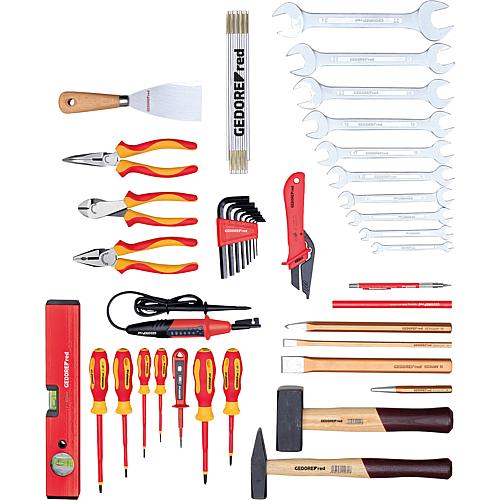 Mallette à outils électrotechnique, 42 pièces