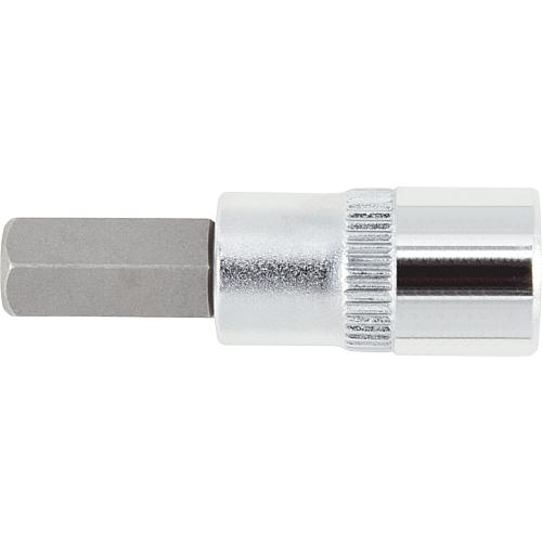 Screwdriver insert 1/4" hexagonal socket screw, metric Standard 1