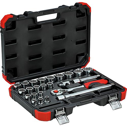 Socket wrench set 1/2", 24-piece Anwendung 4