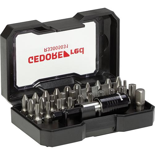 Bit set 1/4”, 32-piece, slotted, Phillips, Pozidriv, Torx®, hex socket Anwendung 2