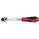 Reversible ratchet GEDORE red 3/8" L=206mm cranked