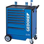 Tool trolley 2004 with 7 drawers, with ABS plastic work surface