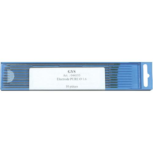 VE=10 electrode en tungstene (vert) WIG ALU, 150 mm, D=2,4mm pour WIG onduleur de soudage