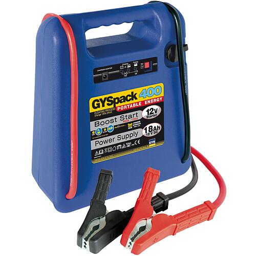 Gyspack 400 starting aid device and 12 V power supply Standard 1