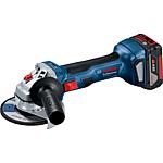 Cordless angle grinder GWS, 18 V-7 with 2x 4.0 Ah battery and charger