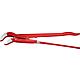 S-jaw pipe wrench KNIPEX® red powder-coated, L: 680mm